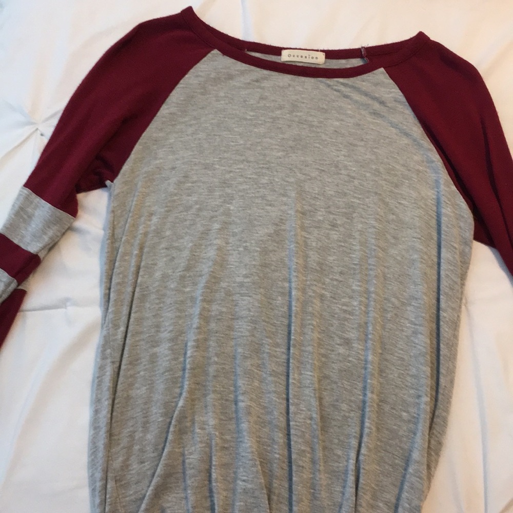 Base ball style shirt